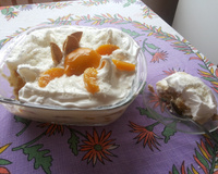 Pavê de pêssego em calda