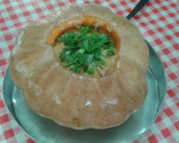 Carne de sol na abóbora