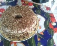 Bolo de limão com cobertura de Bis