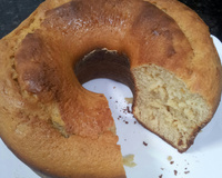 Bolo de mel no liquidificador