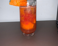 Caipiroska de tangerina com melancia
