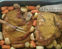 Pernil suíno inteiro (no forno convencional)