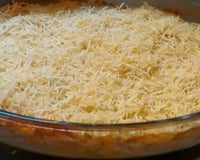 Arroz de forno com frango e requeijão