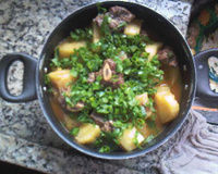 Costela com mandioca