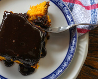 Bolo de cenoura com brigadeiro low carb