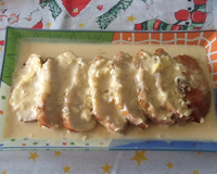 Lombo assado ao vinho com molho especial