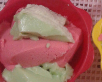 Sobremesa rápida de gelatina