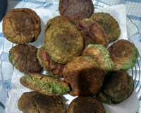 Bolinhos de folhas de brócolis