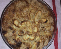 Torta de maçã em camadas da Rosiane