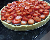 Torta de nutella e morango