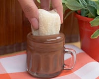 Coxinha de leite em pó