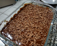 Pavê de baunilha e chocolate