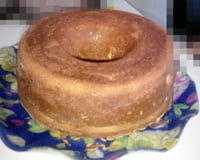 Bolo de banana com canela