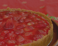 Torta fácil de morango