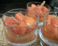 Doce de abóbora em pedaços