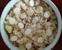 Salada de batata com atum