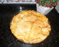 Torta salgada de frango