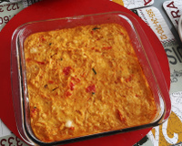 Torta de tapioca com frango