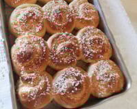 Rosca de leite condensado com coco