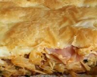 Torta de frango cremosa de liquidificador do Will