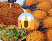 Quantos quilos tem o acarajé gigante que viralizou nas redes sociais? TudoGostoso te conta tudo sobre o quitute!