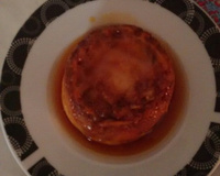 Pudim de caneca no micro-ondas