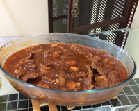 Fraldinha com falso molho madeira