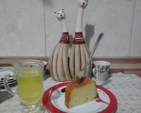 Bolo de laranja champanhe