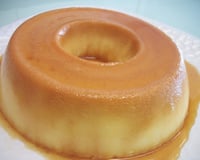 Pudim de leite condensado com queijo