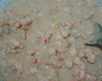 Estrogonofe de camarão