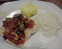 Congrio rosa à moda da casa