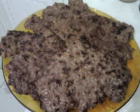 Bife de carne moída