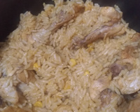 Arroz de frango rapidinho