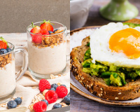 5 combinações de café da manhã saborosas, saudáveis e fáceis de preparar para começar o dia bem