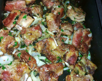 Costelinha de porco ao forno