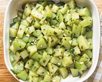 Chuchu refogado simples