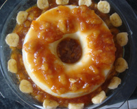 Pudim de bananas