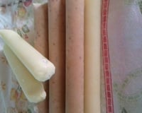 Sacolé de frutas cremoso