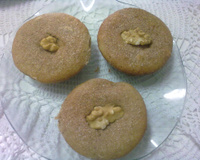 Bolinhos de nozes, banana e canela