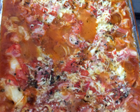 Macarrão ninho ao forno