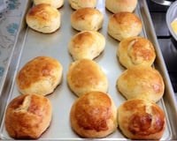 Pão de batata recheado