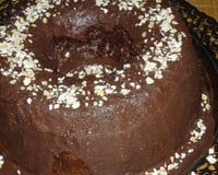 Bolo de chocolate com aveia