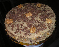 Torta de Café e Nozes