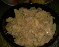 Salada de batata com atum
