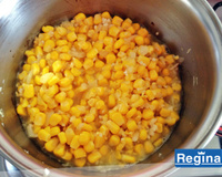 Creme de milho e queijos Regina