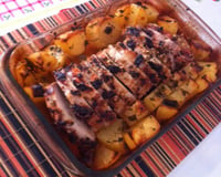 Lombo de porco assado especial