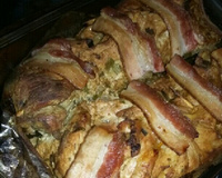 Medalhão assado de filé mignon suíno