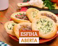 Esfiha aberta tipo Habib's