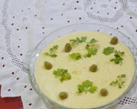 Purê de aipim com queijo