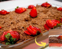 Sobremesa rápida de travessa: uma receita para servir a família toda